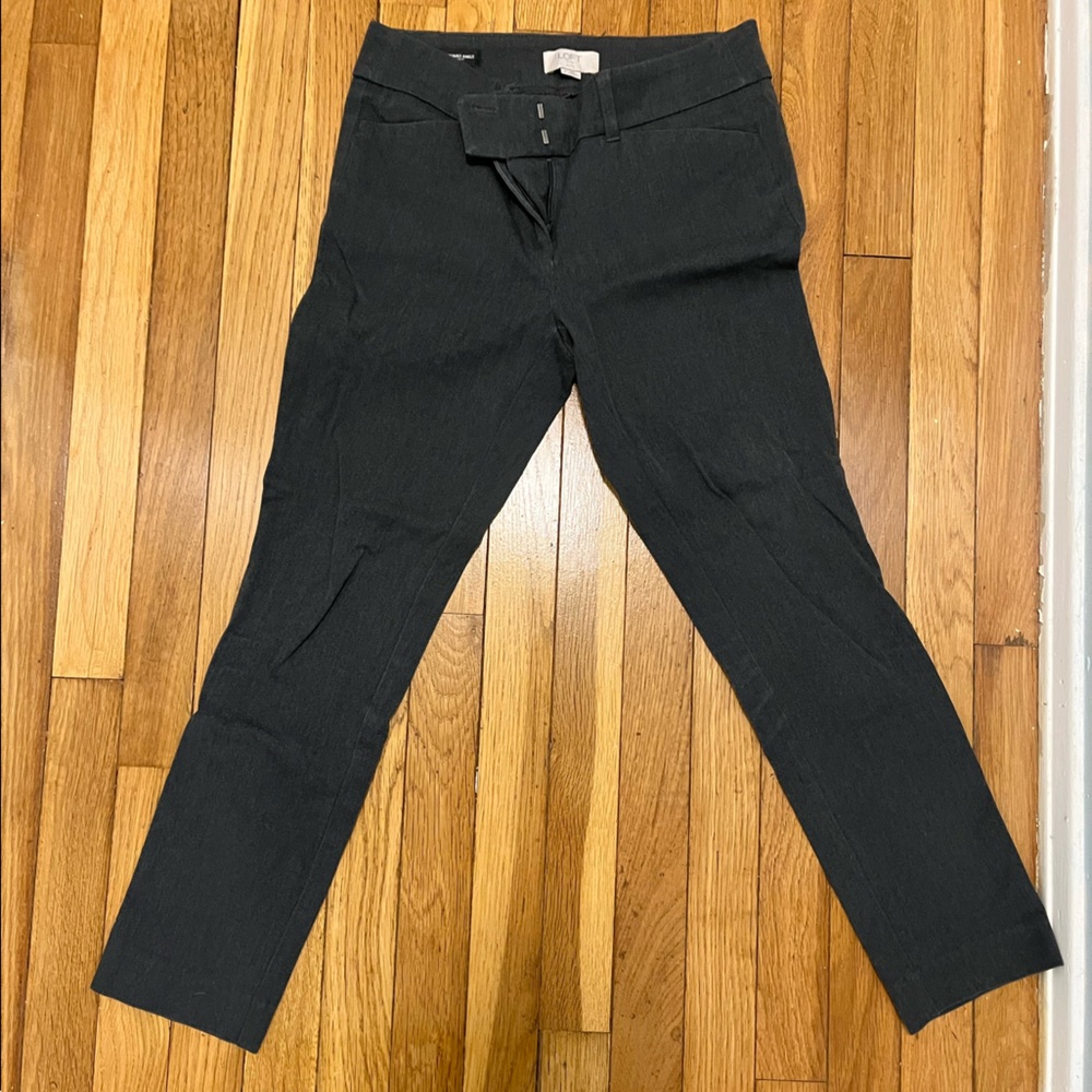 Gray Loft Modern Skinny Ankle pants
